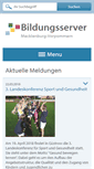 Mobile Screenshot of bildung-mv.de